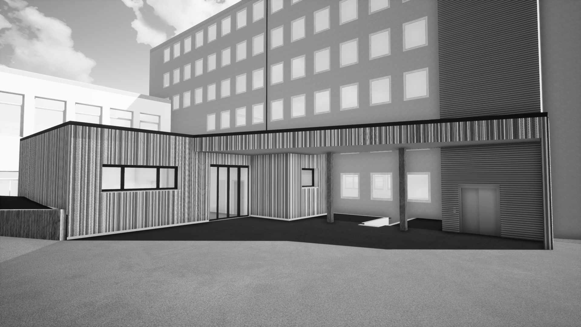 Der Neubau wird ideal angebunden an die Bettenstationen der Kinderklinik