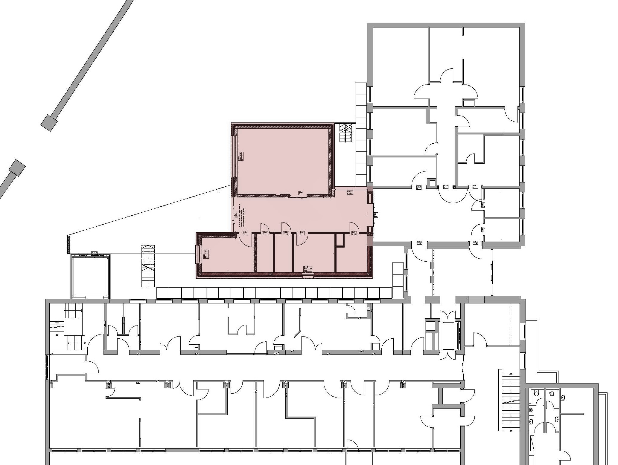 Die besondere architektonische Herausforderung lag darin, die Notaufnahme auf engstem Raum baulich an die bestehende Kinderklinik anzugliedern