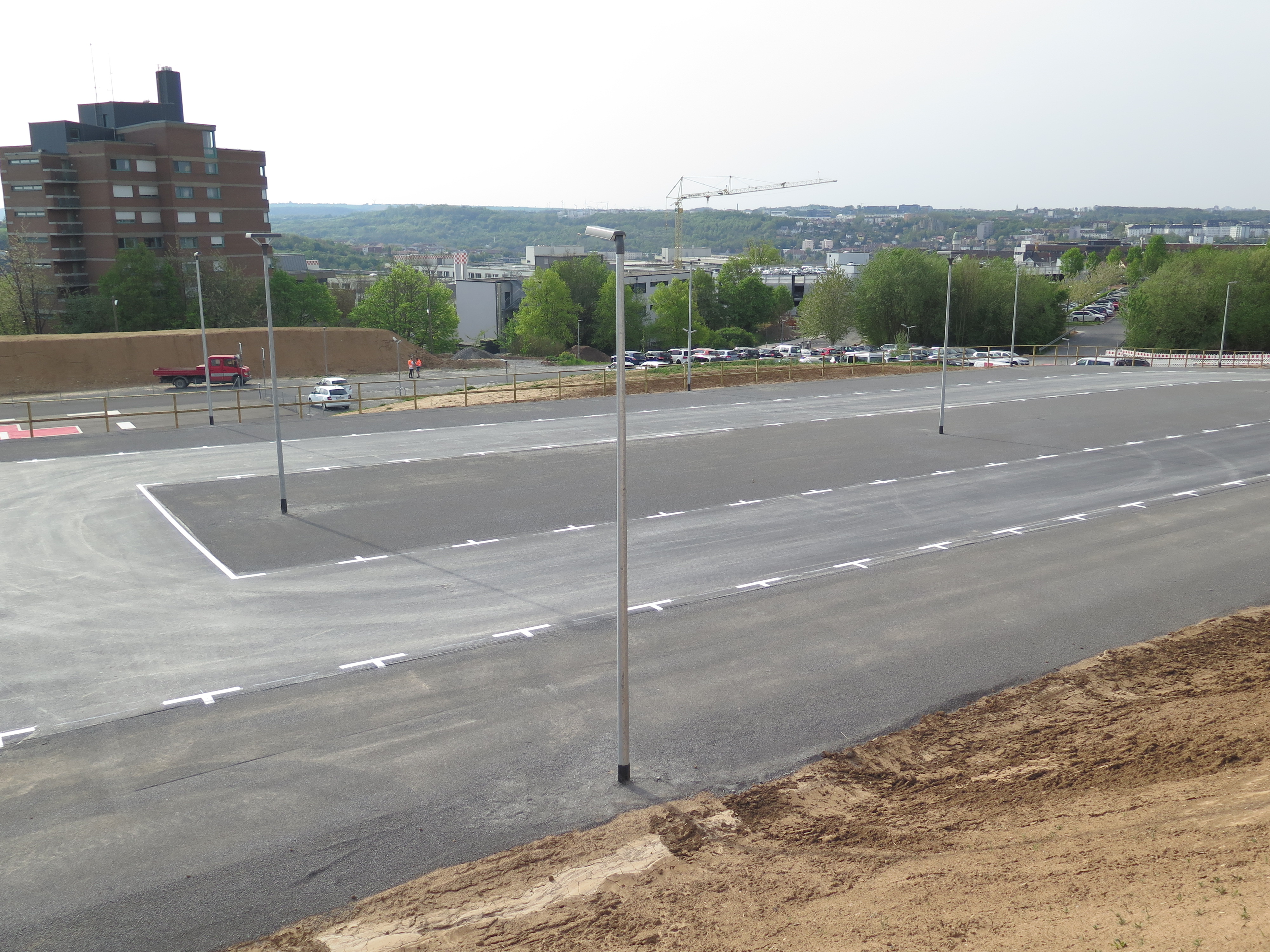 Neuer Parkplatz am Uniklinikum Würzburg