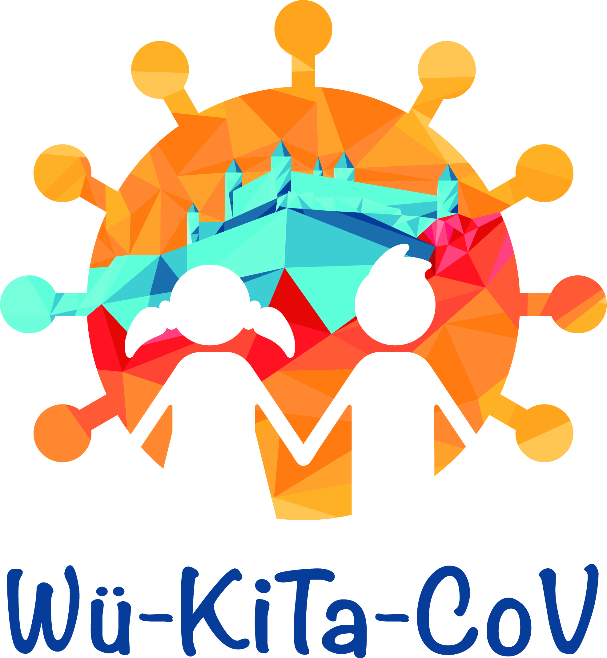 Das Logo der Würzburger Kindergarten-Corona-Studie Wü-KiTa-CoV