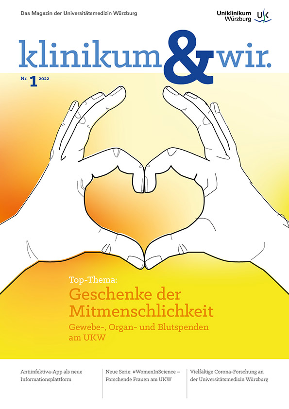 Titelbild der aktuellen Ausgabe "Klinikum & wir"