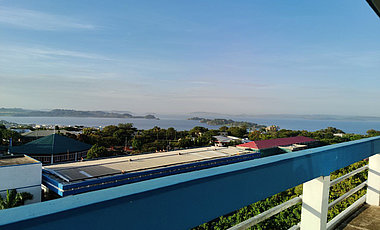 Blick vom achten Stock des Bugando Medical Center. (Bild: Kaja Riebesell)