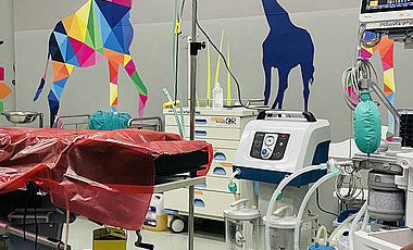 OP der Kinderchirurgie im Bugando Medical Center. (Bild: Kaja Riebesell)