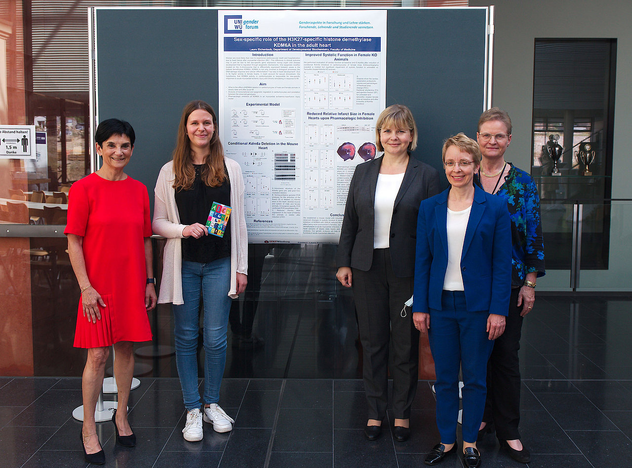 Für Ihre Arbeit aus dem Bereich der Epigenetik wurde Laura Eichenlaub mit dem Posterpreis des Genderforums ausgezeichnet.
