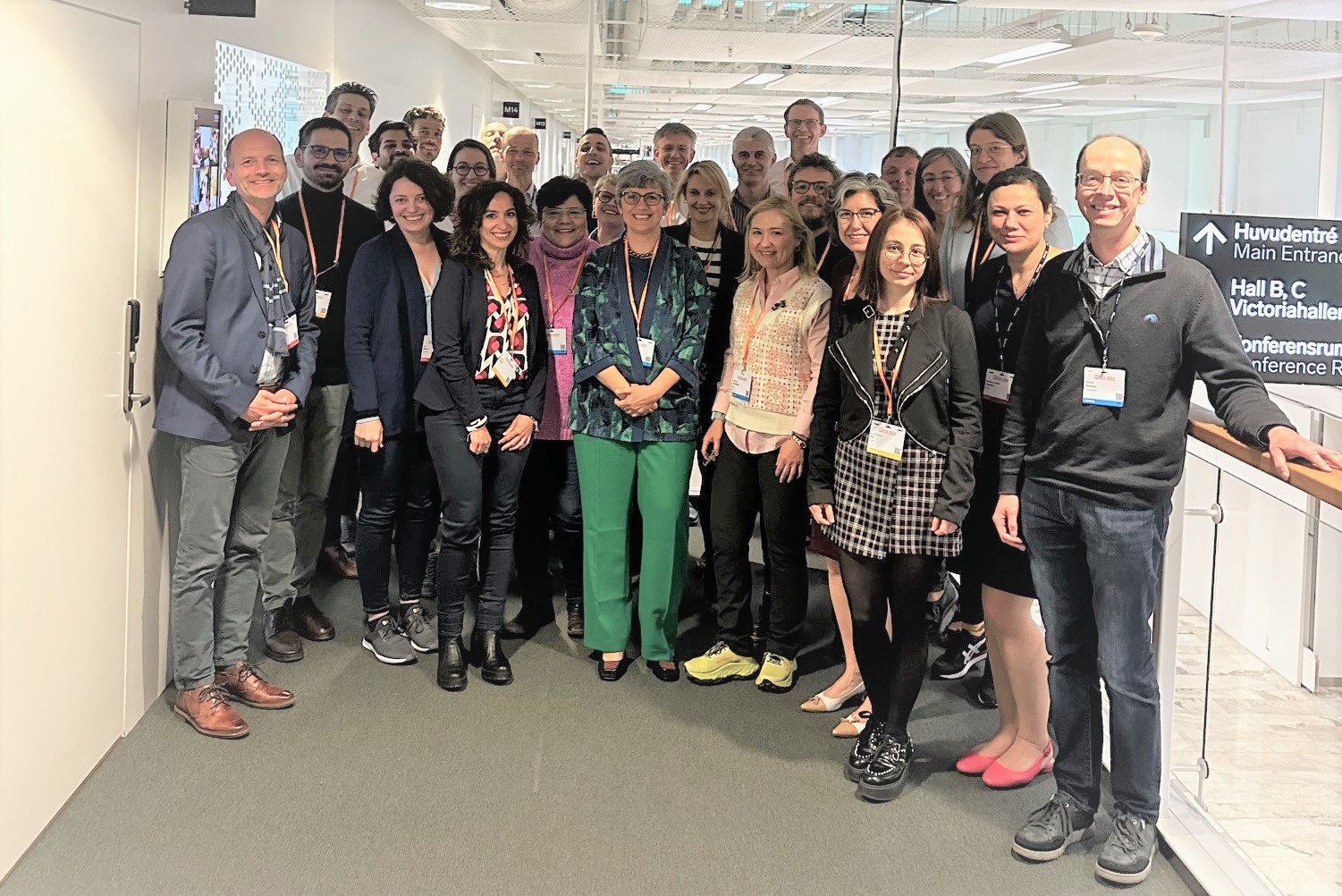 Gruppenbild des EJE Editoria Boards in Stockholm 