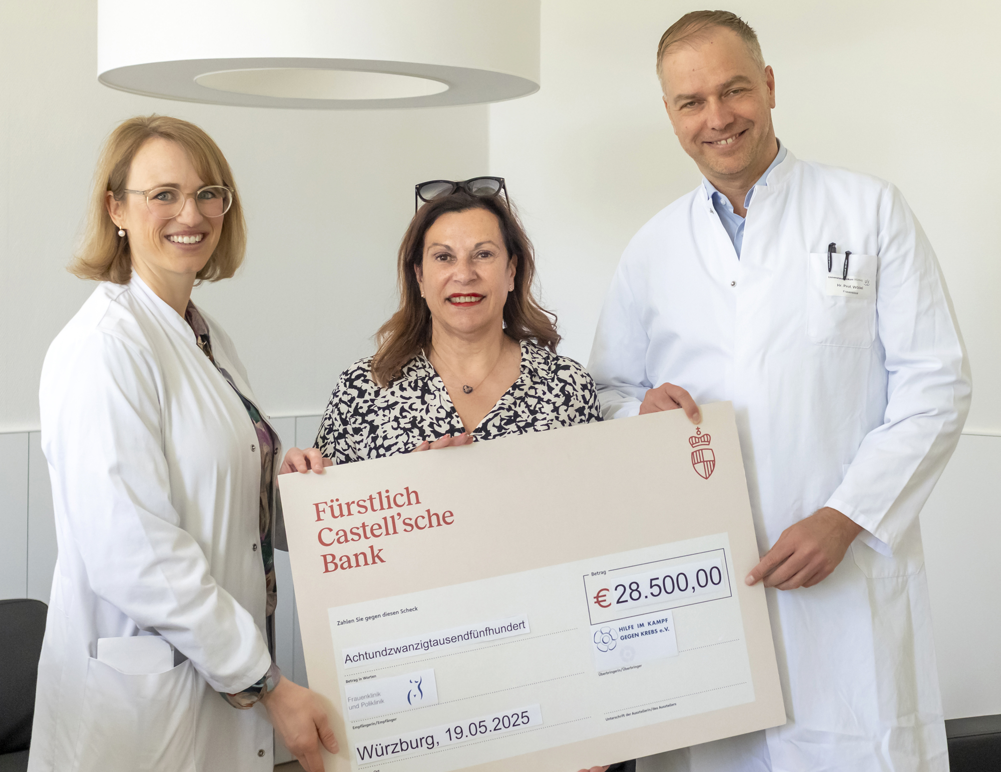 Gabriele Nelkenstock, Dr. Tanja Schlaiß und Prof. Dr. Achim Wöckel