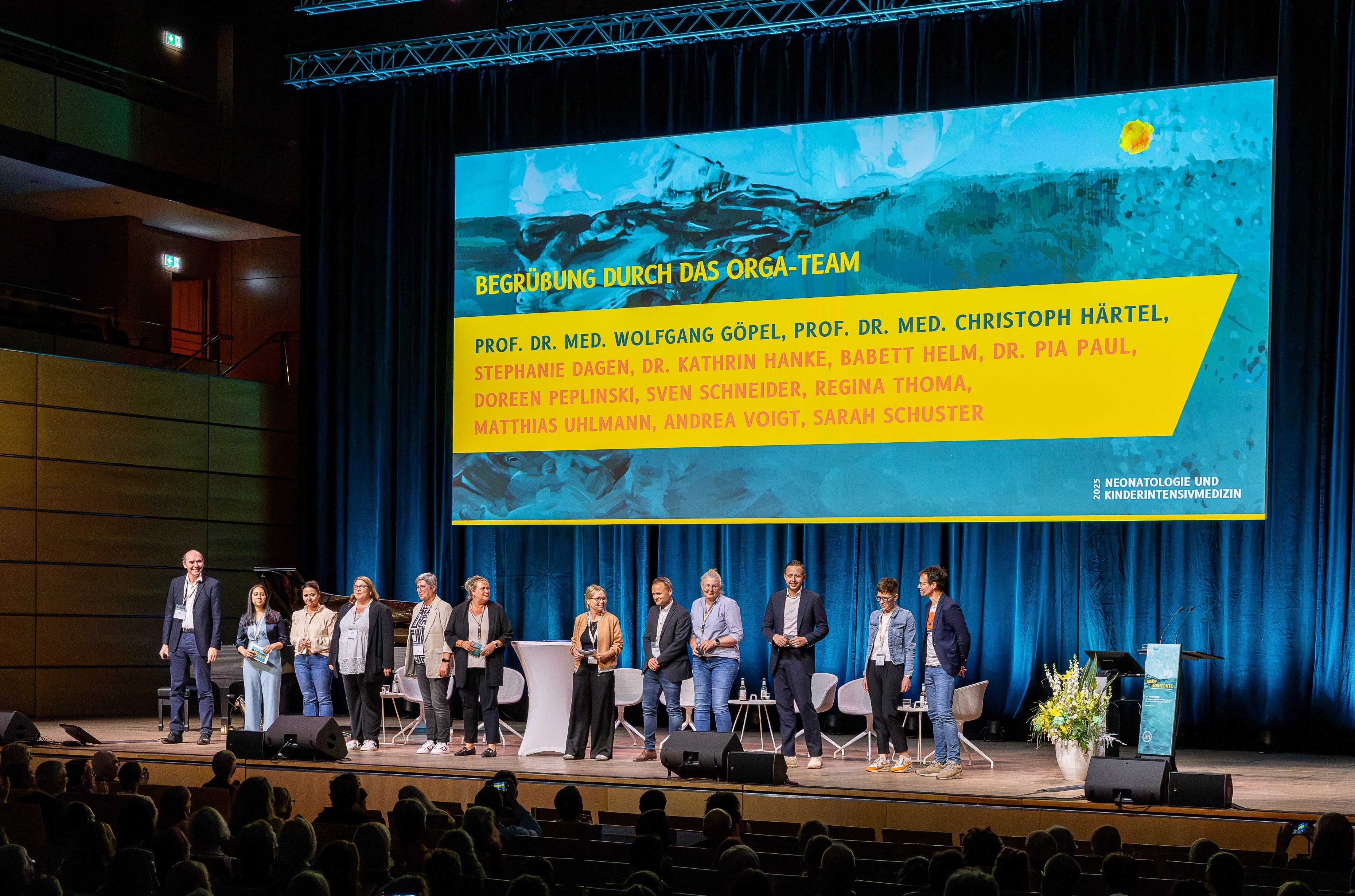 Über 2000 Teilnehmende kamen zur 51. Jahrestagung der Gesellschaft für Neonatologie und Pädiatrische Intensivmedizin (GNPI). Foto: UKW / privat