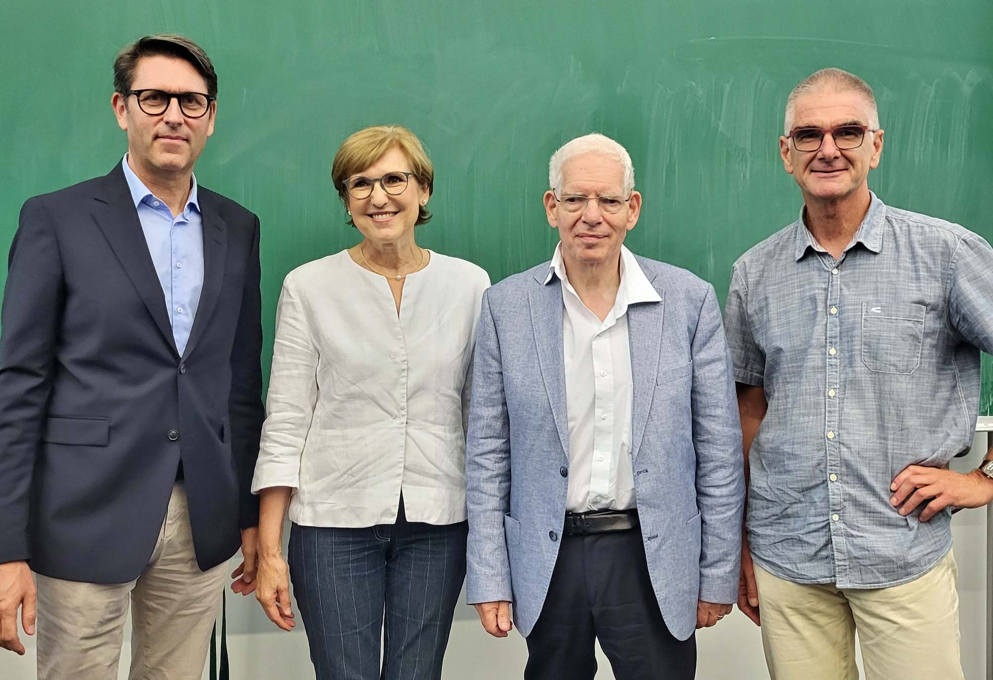Prof. von Oertzen, Dr. Elisabeth Jentschke, Dr. Dr. Josef Schuster und Andreas Jungbauer