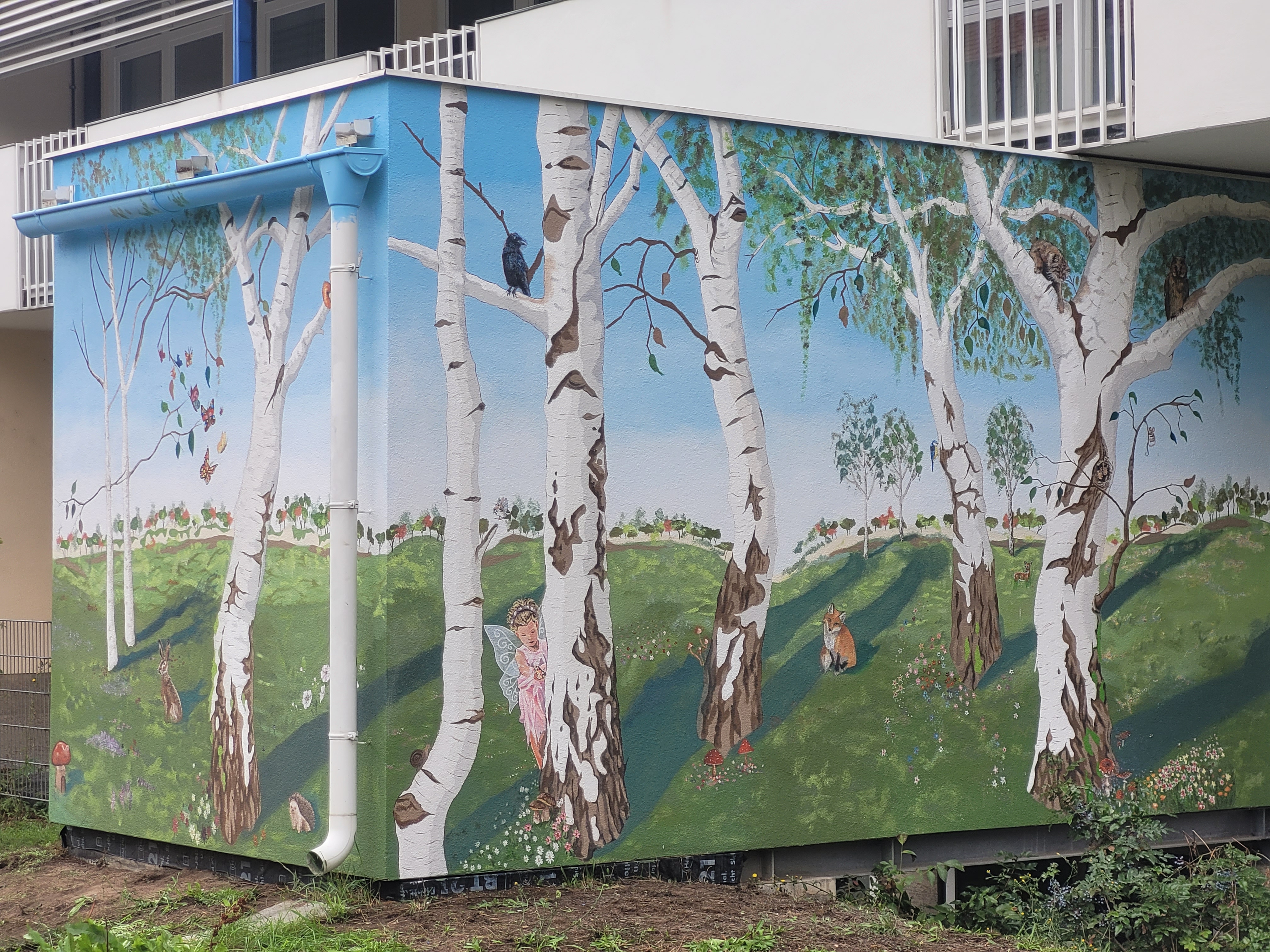 Gemälde an Aussenwand