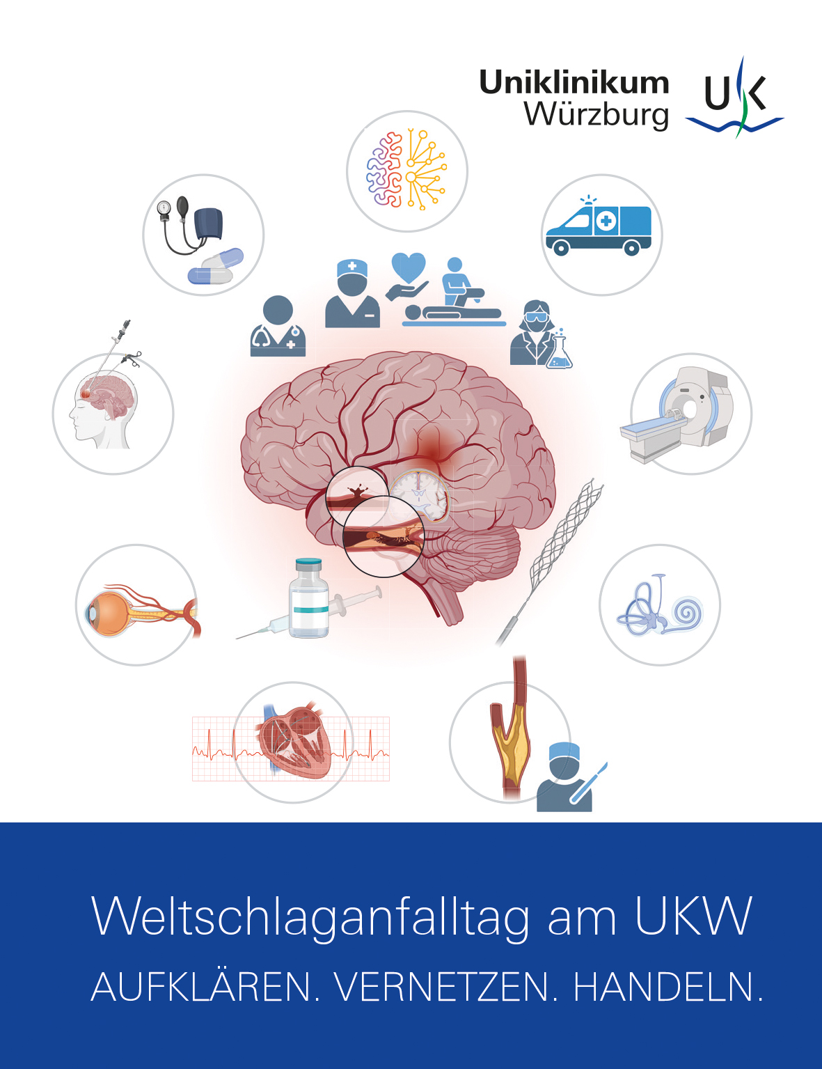 Grafik mit Hirn