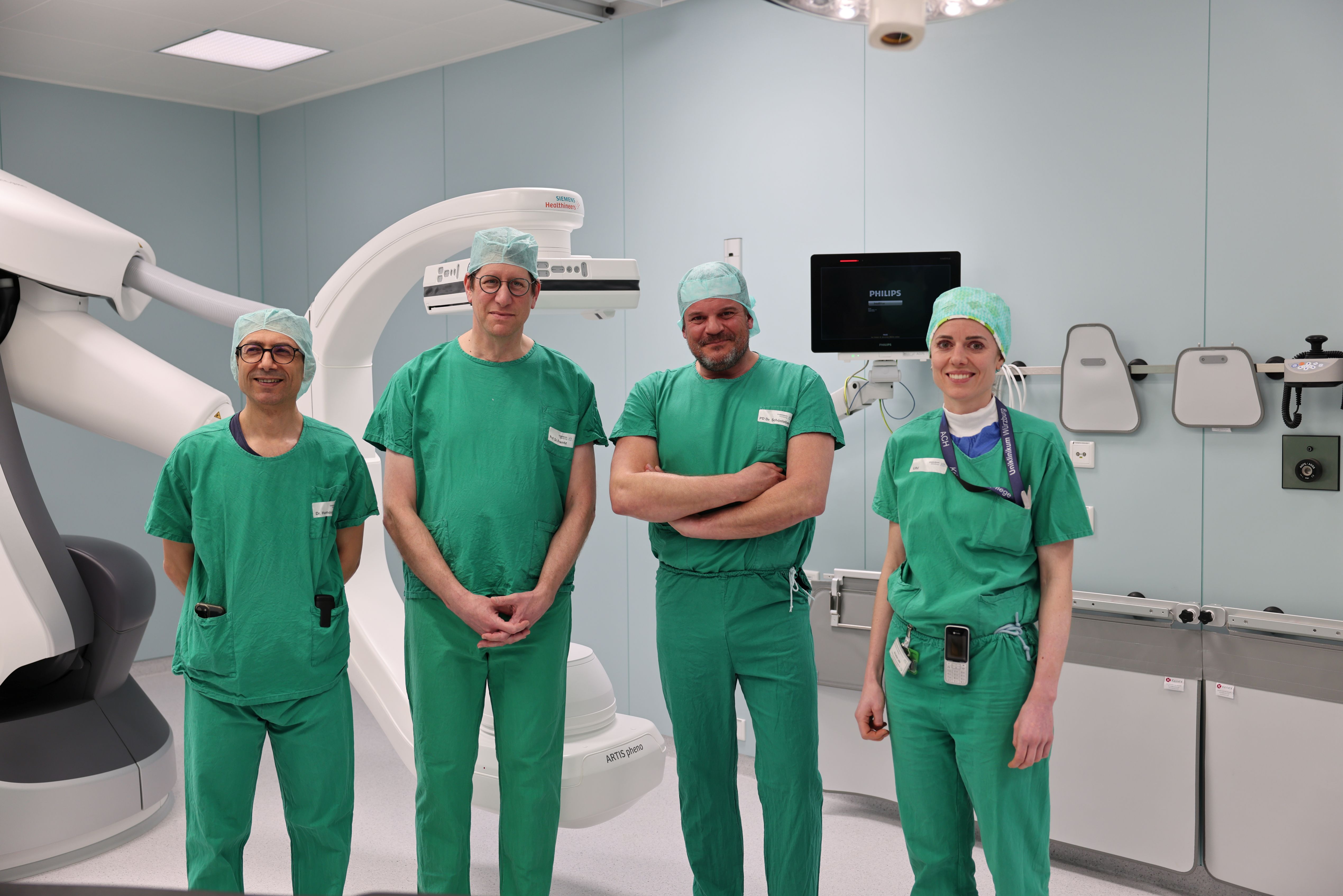 Der 66 Quadratmeter große Hybrid-OP wird von verschiedenen Klinikbereichen des UKW genutzt. © Kim Sammet / UKW