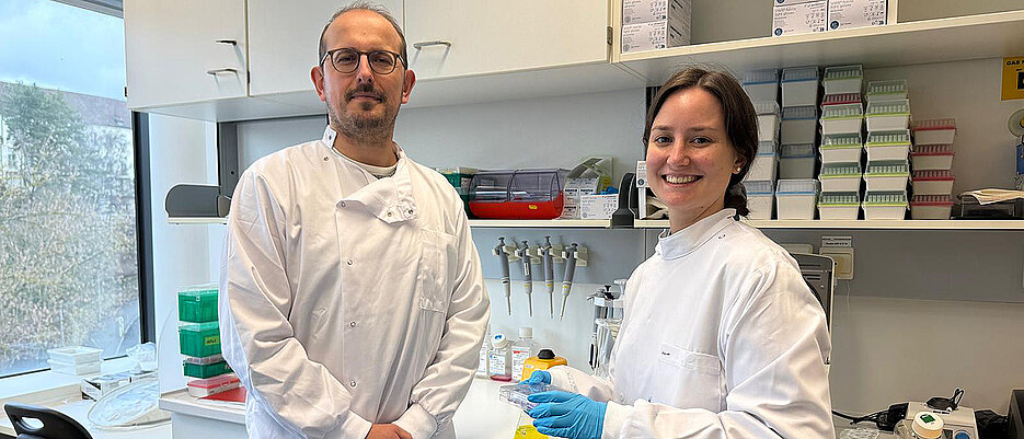 Vera Skafar und José Pedro Friedmann Angeli haben die Studie am Rudolf-Virchow-Zentrum durchgeführt.