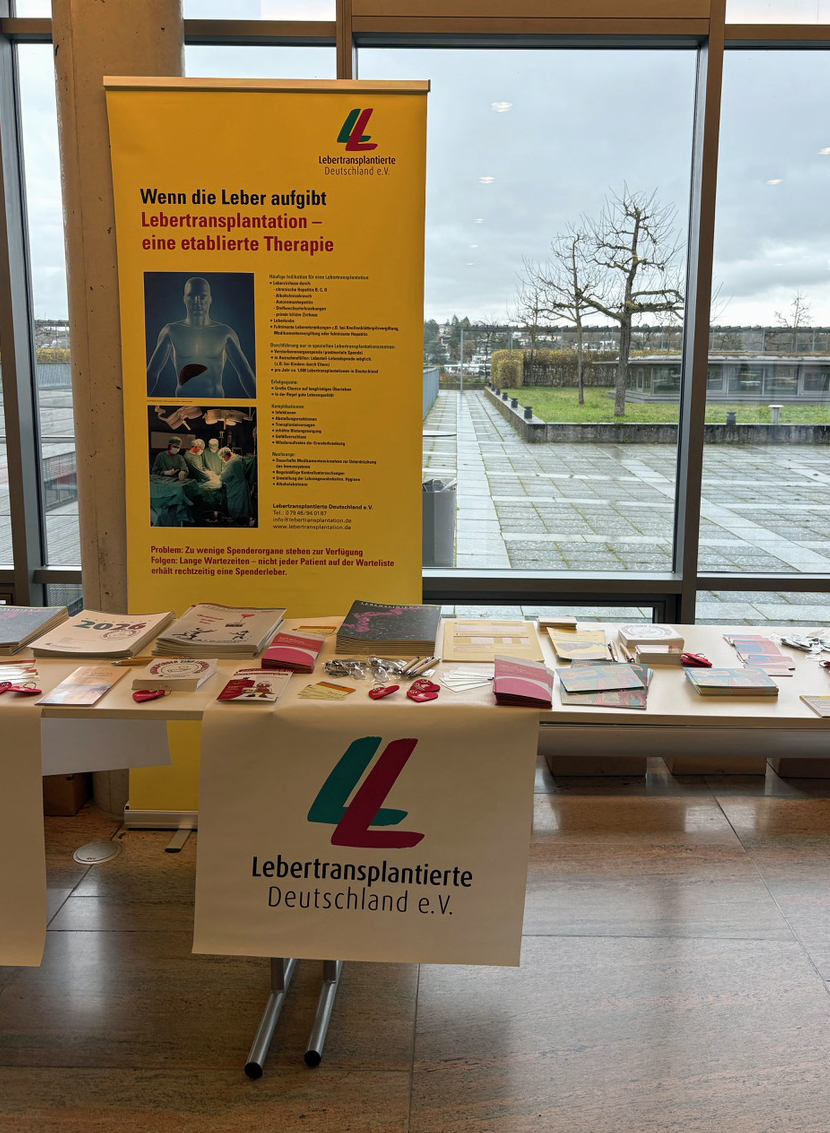 Stand Jahrestagung Lebertransplantierte