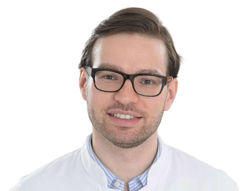 Porträt: PD Dr. Andreas Berlin, Oberarzt an der Klinik und Poliklinik für Augenheilkunde des UKW