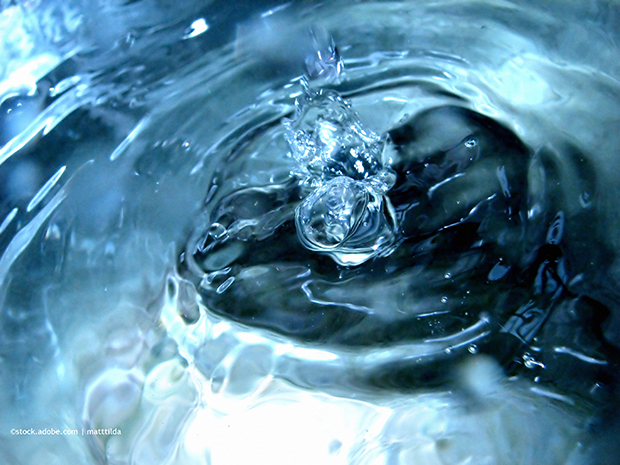 Ilustrationsfoto Wassertropfen